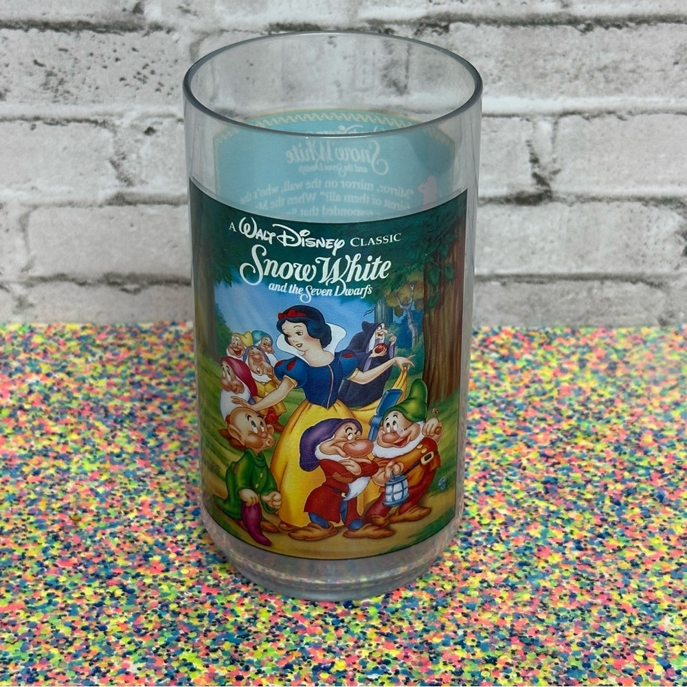 Disney Burger King Collector Series Cups 1994 Snow White and the Seven Dwarfs